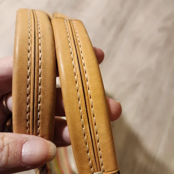 Euc Coach Hampton Y2K Multi-Colored Striped Handbag Purse - Picture 3 of 12